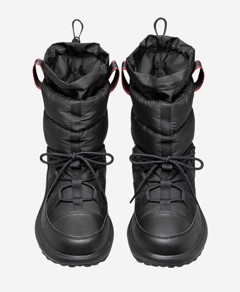 MONARCH BOOT, Black / Mars Red