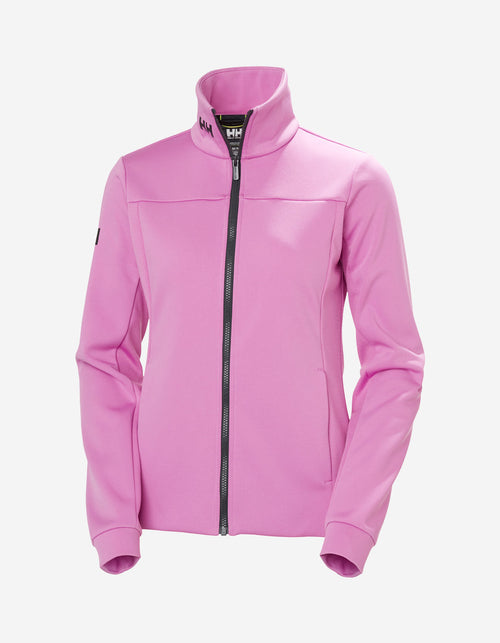 W CREW FLEECE JACKET, Meta Pink