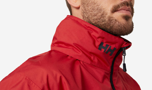 CREW HOODED JACKET, Red