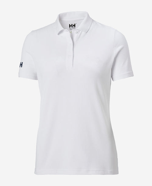 W CREW TECH POLO, White