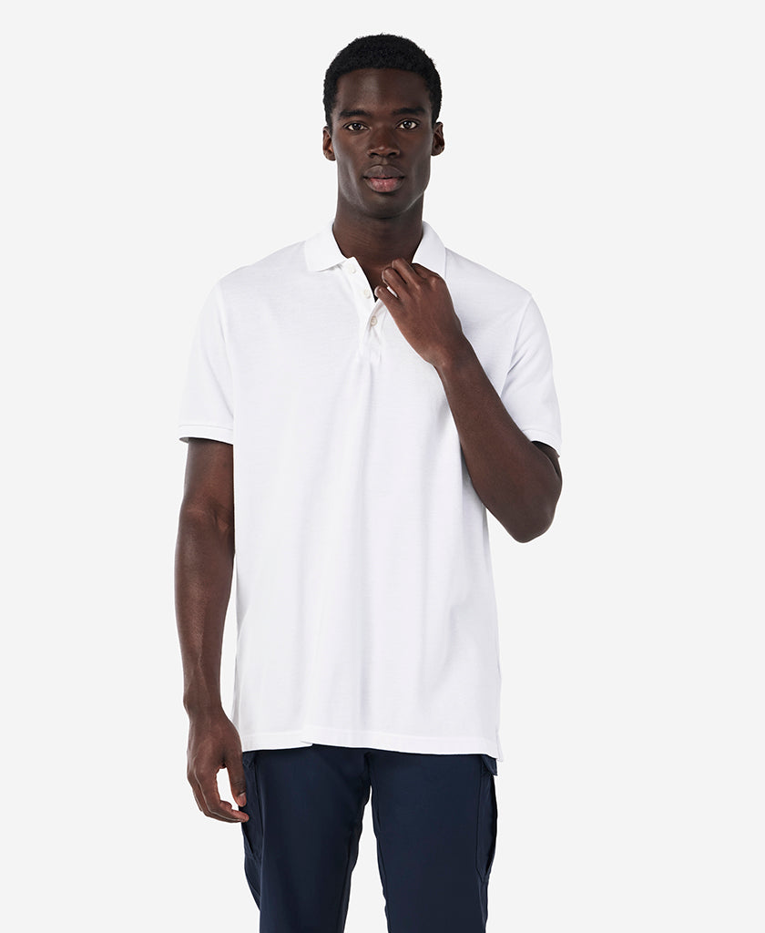 CREW POLO, White