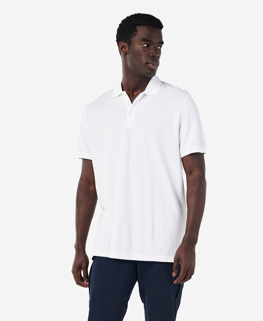 CREW POLO, White
