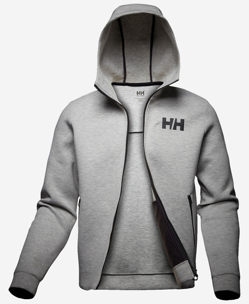 HP OCEAN FZ JACKET 2.0, Grey Melange