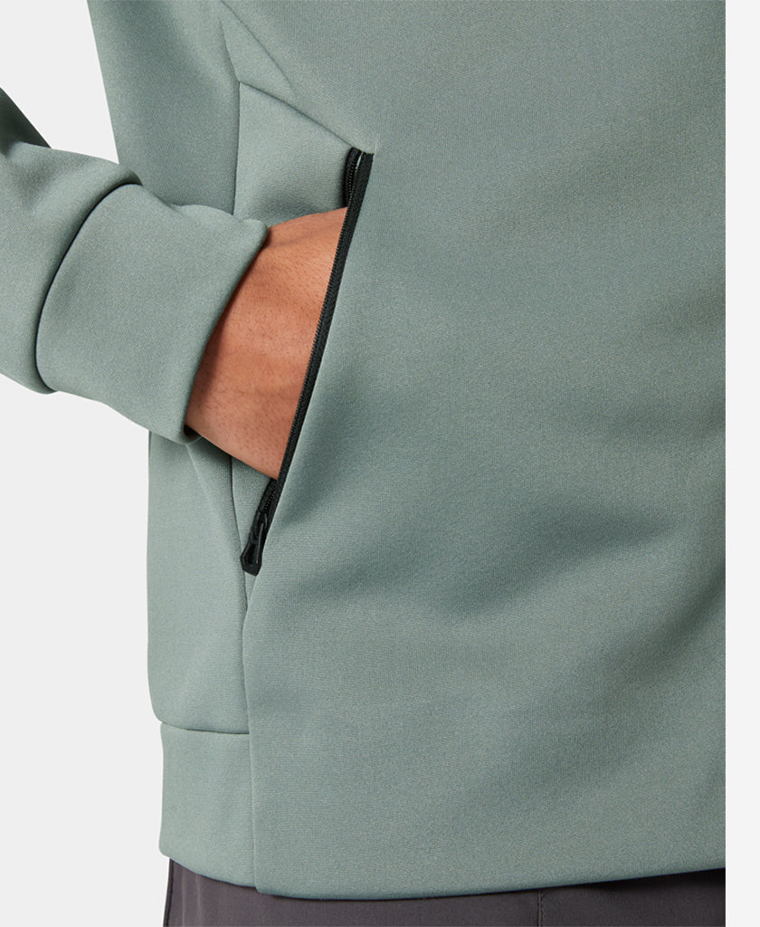 HP FLEECE JACKET 2.0, Grey Cactus