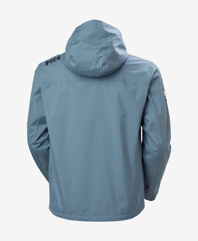 CREW HOODED JACKET 2.0, Washed Navy