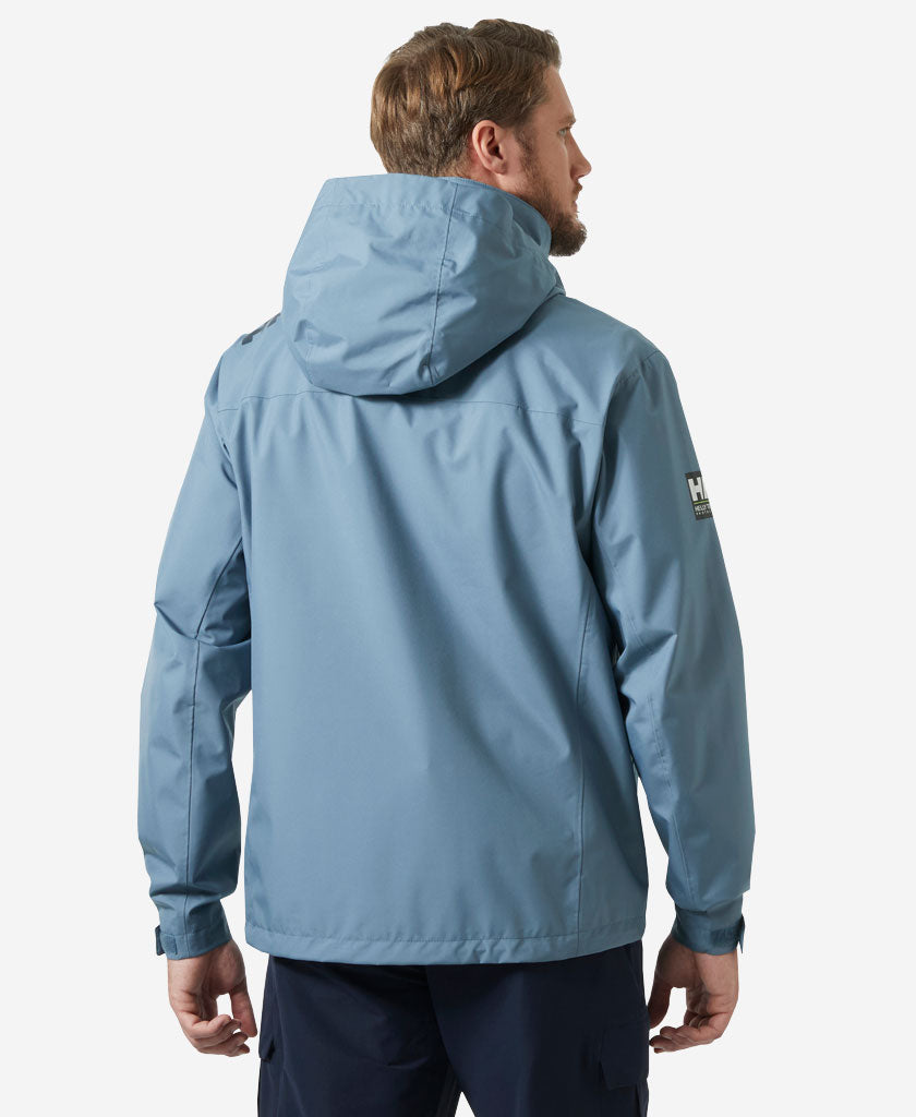 CREW HOODED JACKET 2.0, Washed Navy