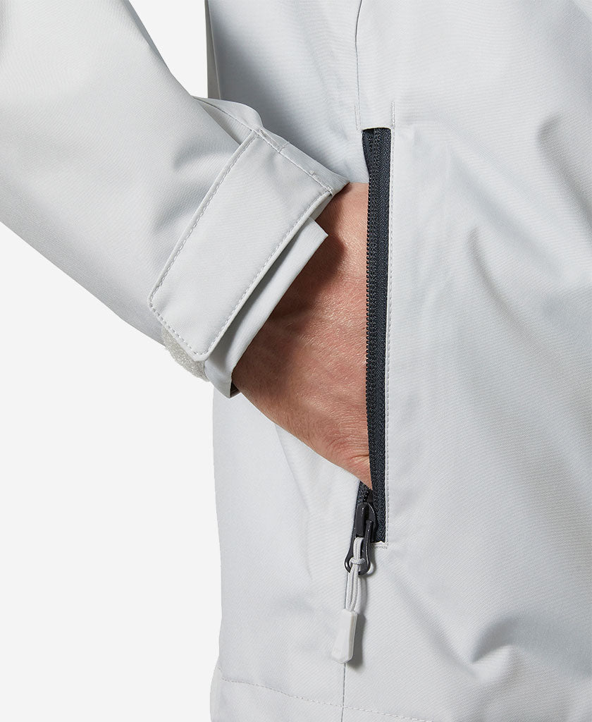 CREW HOODED JACKET 2.0, Grey Fog