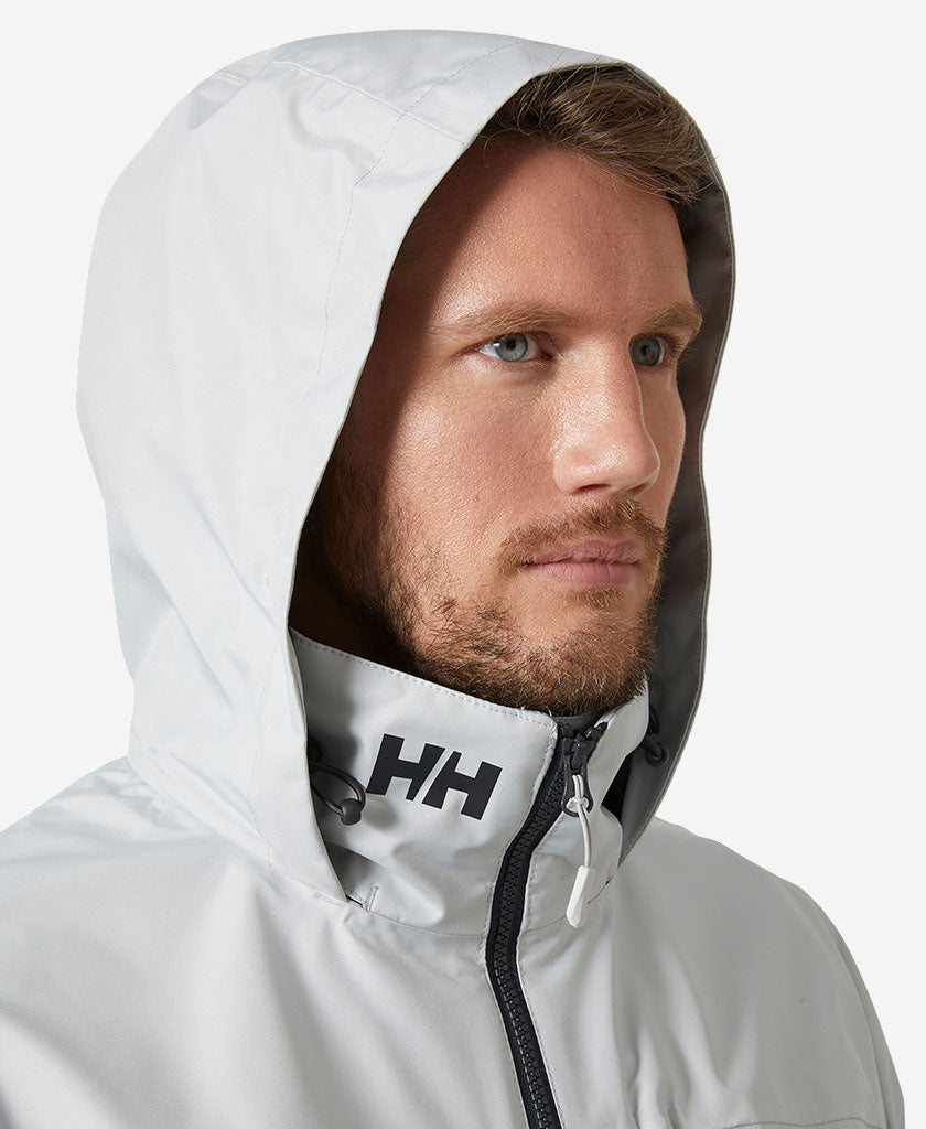 CREW HOODED JACKET 2.0, Grey Fog