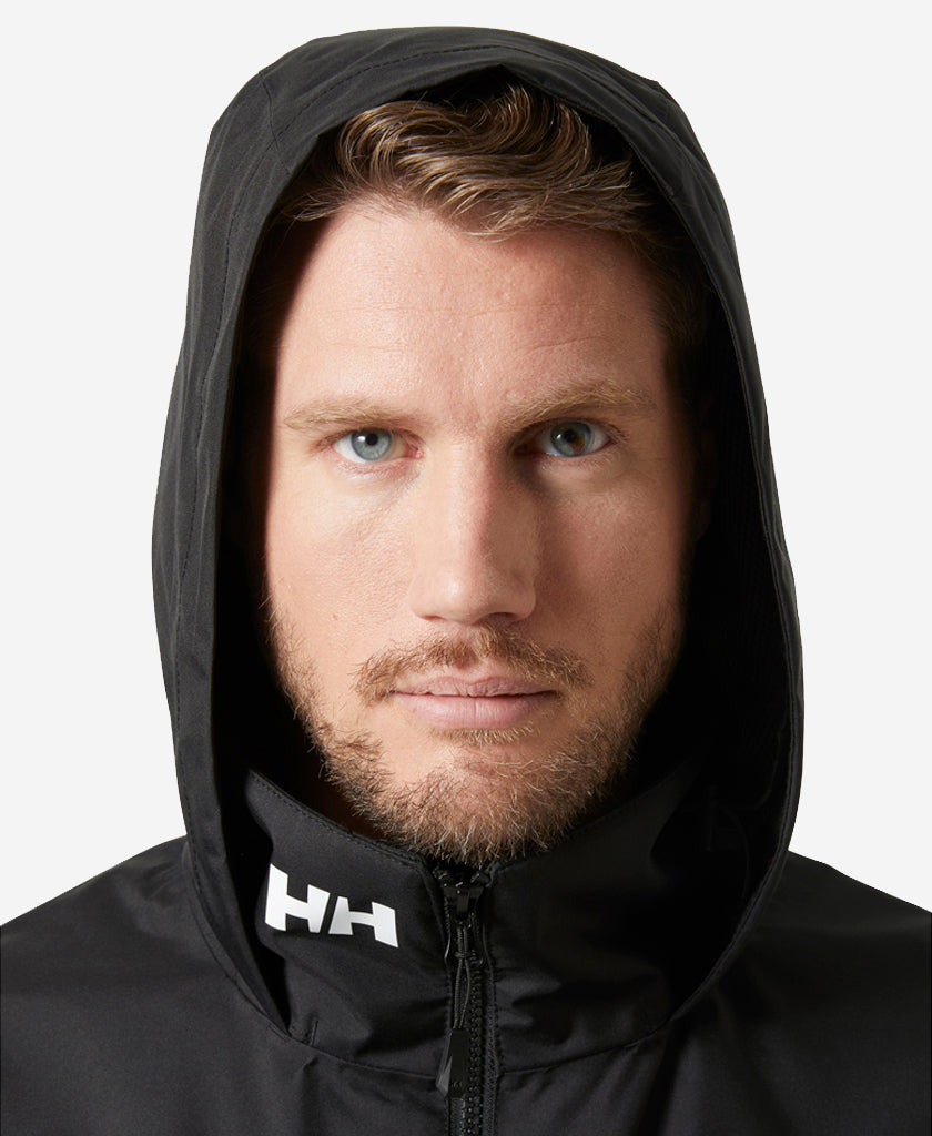 CREW HOODED JACKET 2.0, Black