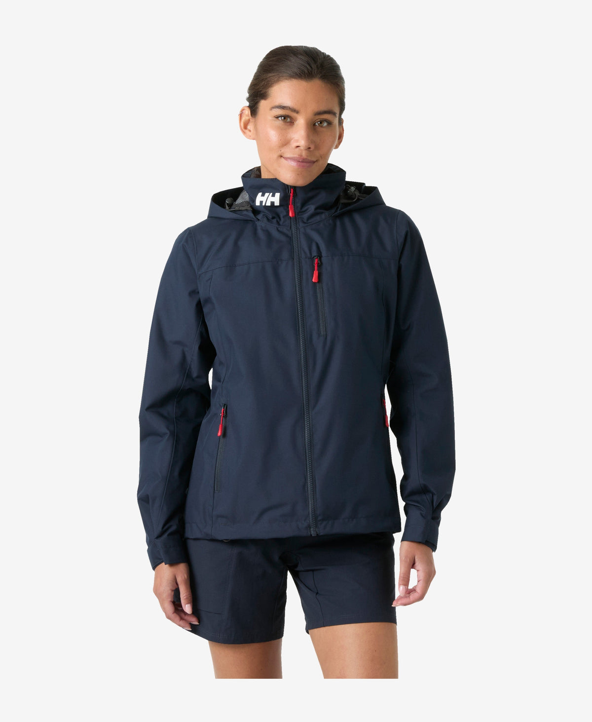 W CREW HOODED MIDLAYER JACKET 2.0, Navy