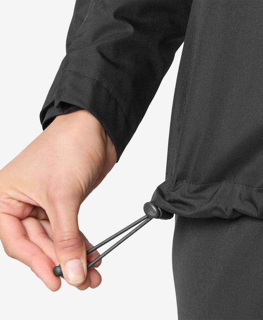 W CREW HOODED MIDLAYER JACKET 2.0, Black
