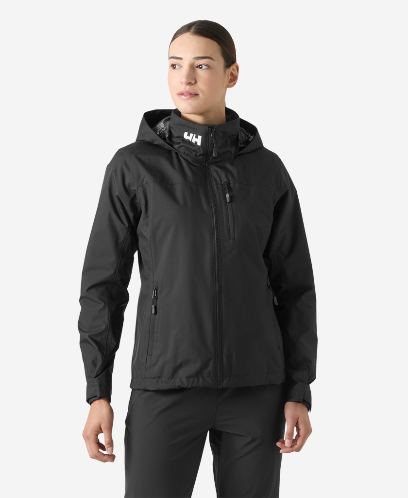 W CREW HOODED MIDLAYER JACKET 2.0, Black