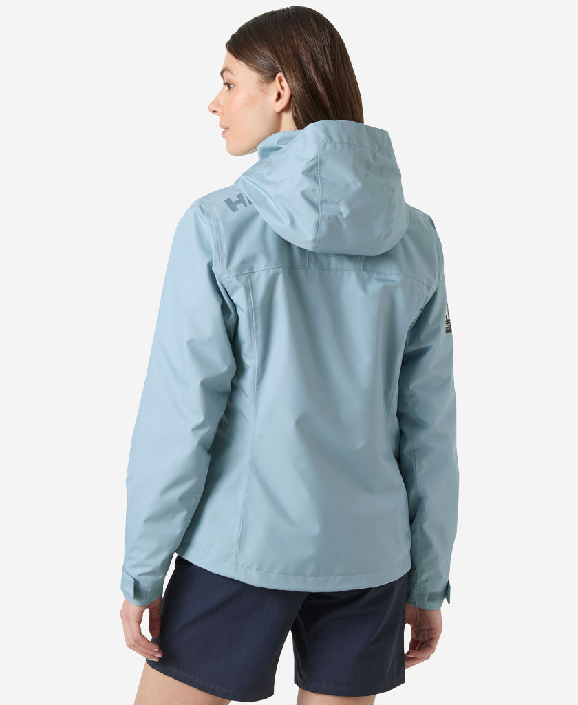 W CREW HOODED JACKET 2.0, Windy Blue