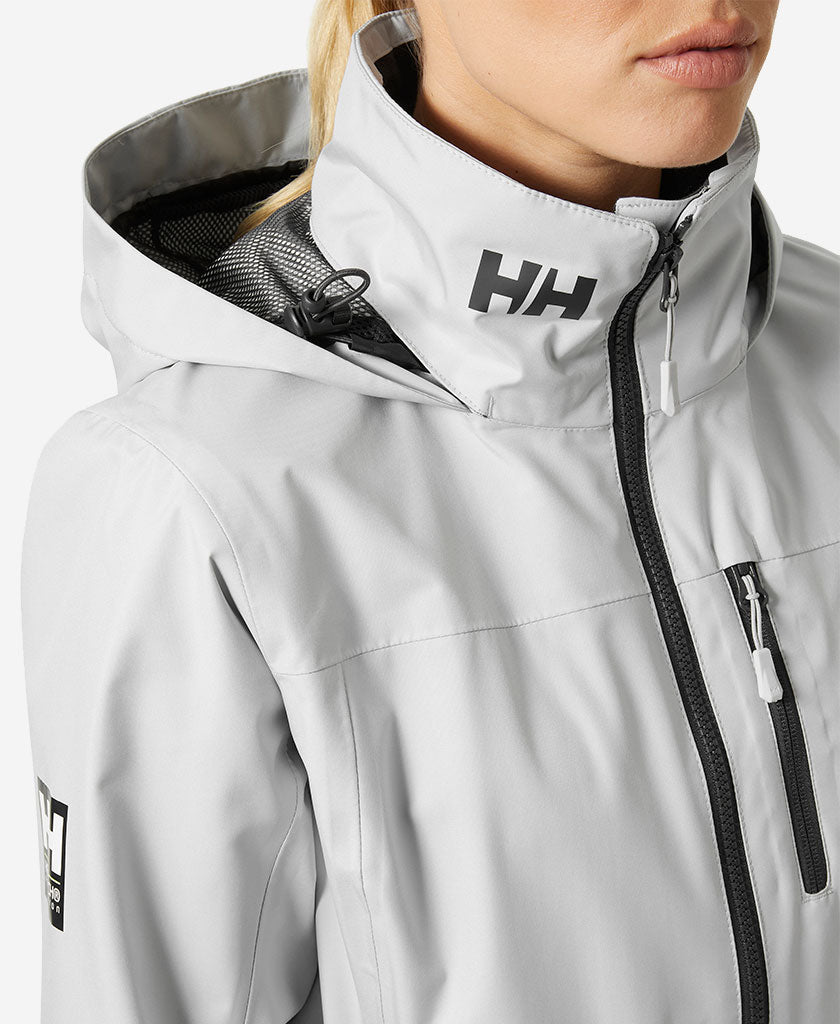 W CREW HOODED JACKET 2.0, Grey Fog