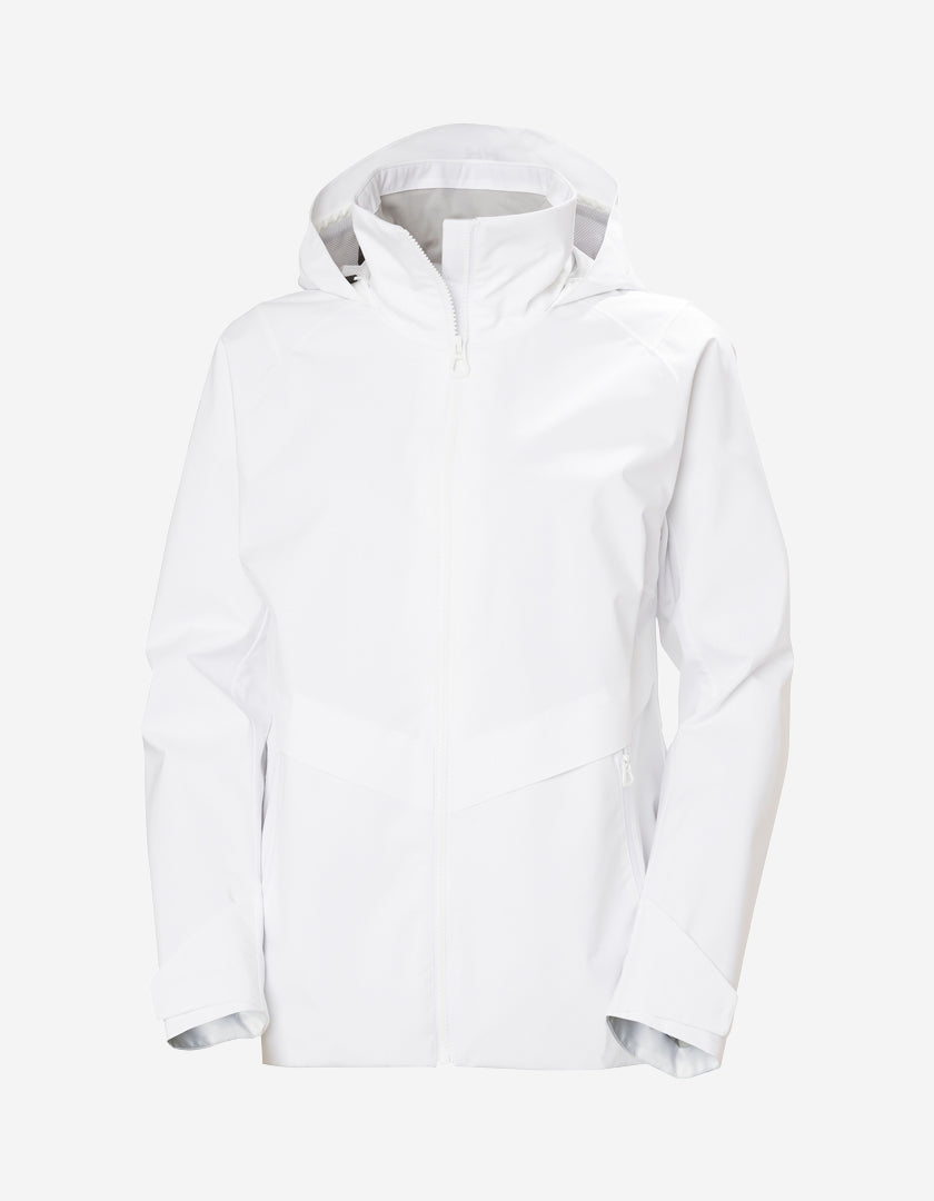 W HP RACING HOODED JACKET, White