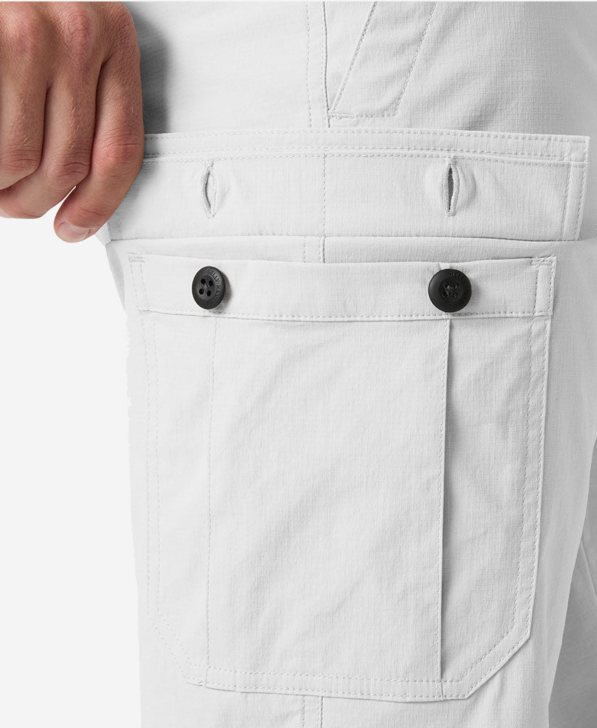 HH QD CARGO SHORTS 11", Grey Fog