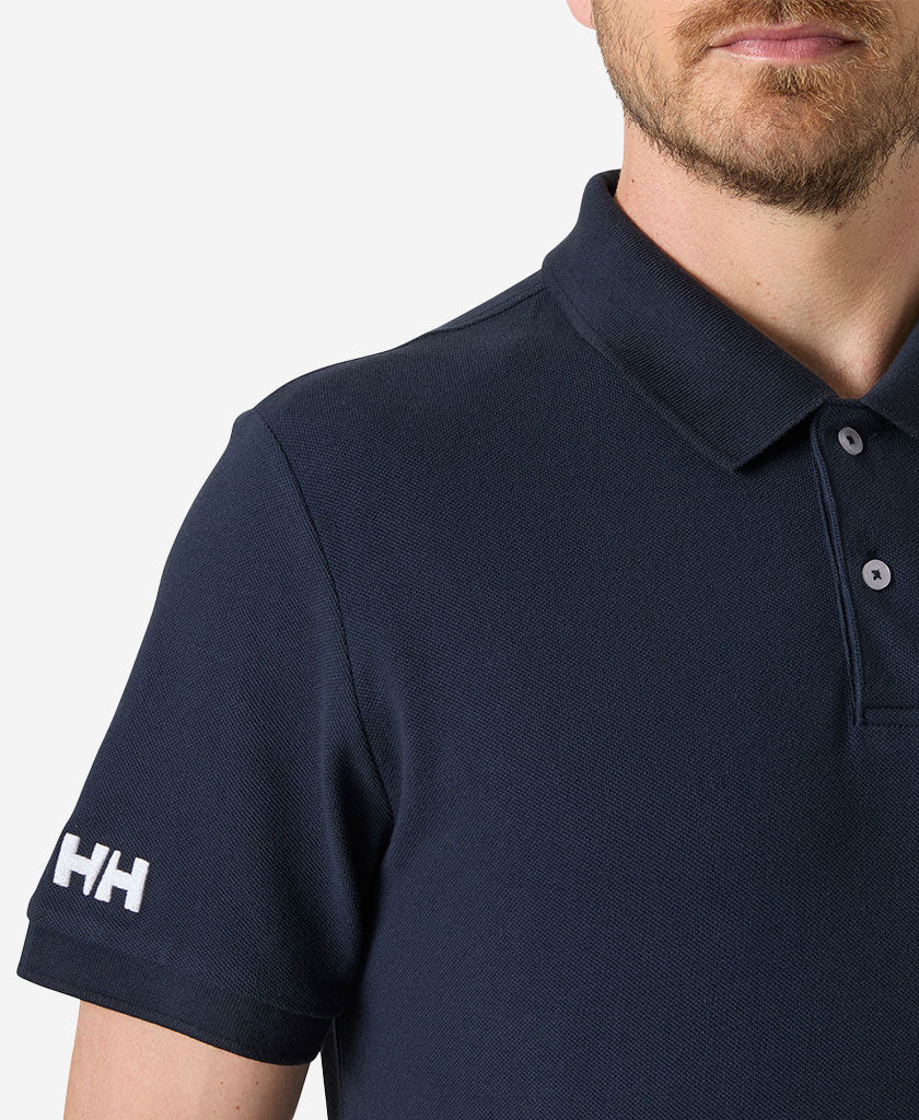 CREW POLO PIQUE, Navy
