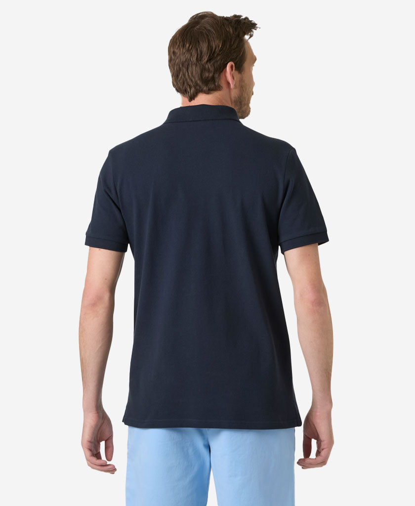 CREW POLO PIQUE, Navy