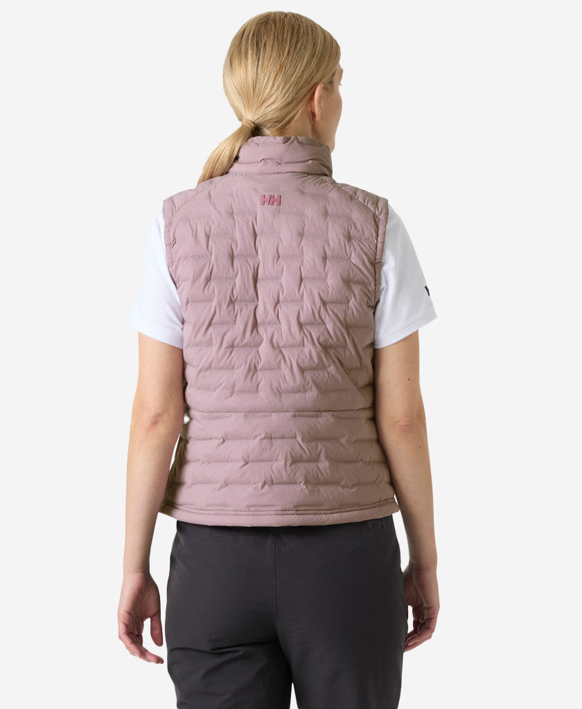 W HP STRETCH INSULATOR VEST, Purple Clay