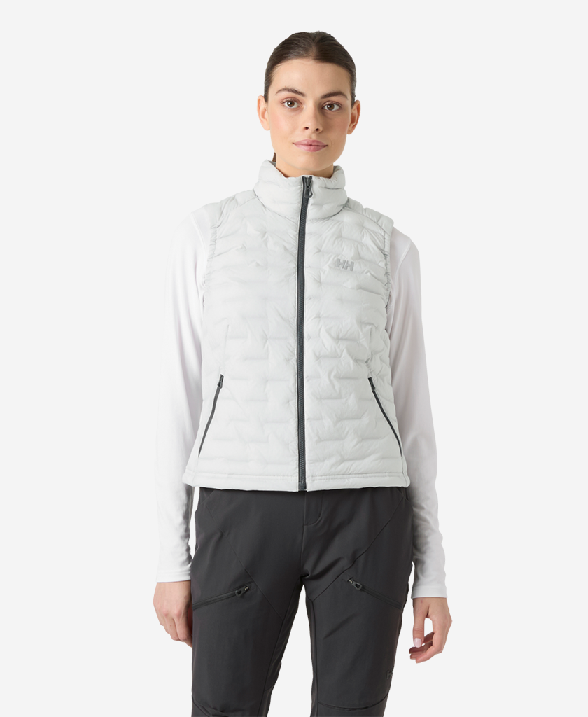 W HP STRETCH INSULATOR VEST, Grey Fog