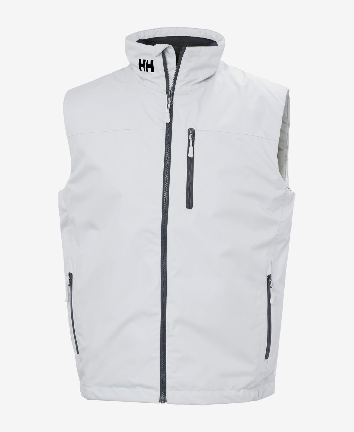 CREW PILE VEST, Grey Fog