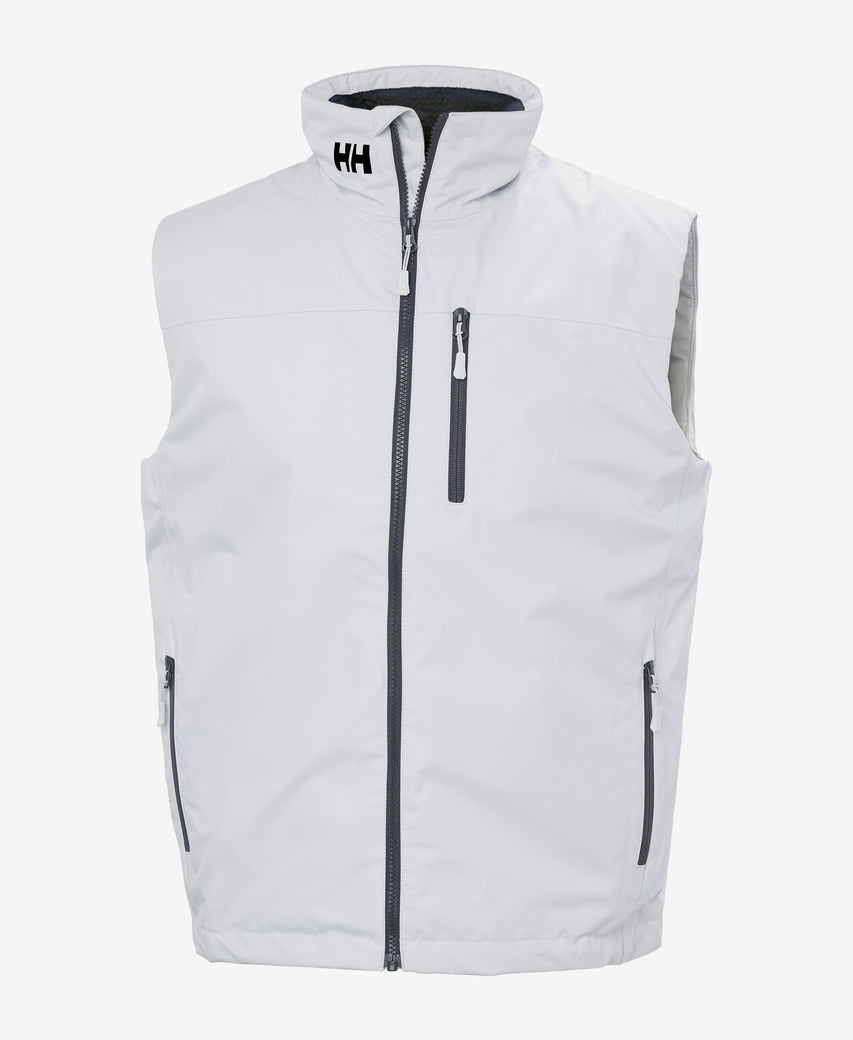 CREW PILE VEST, Grey Fog