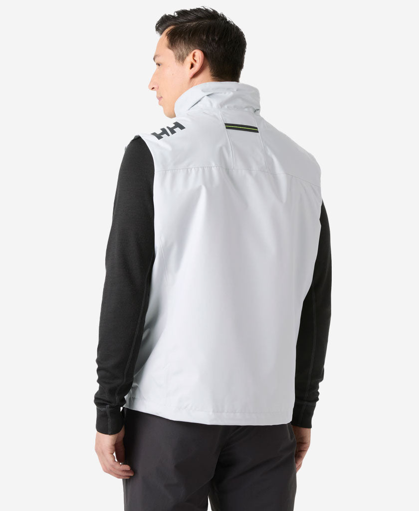 CREW PILE VEST, Grey Fog