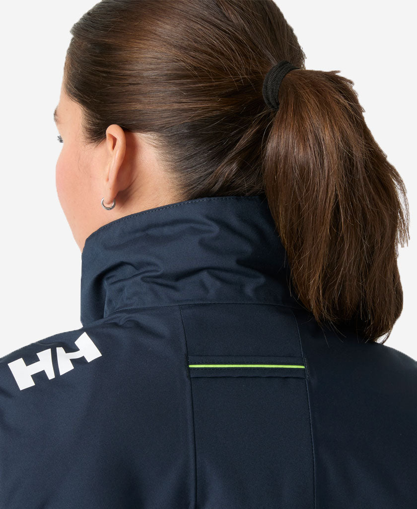 W CREW PILE VEST, Navy