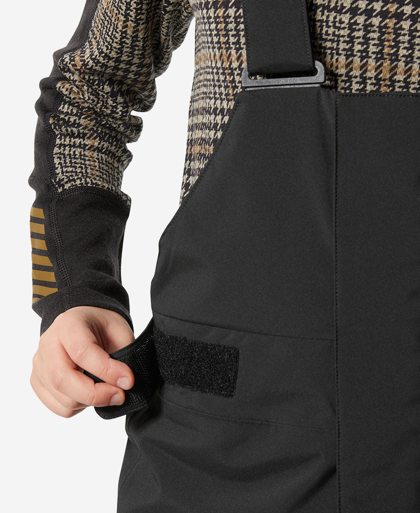 JR SUMMIT 2.0 BIB PANT, Black