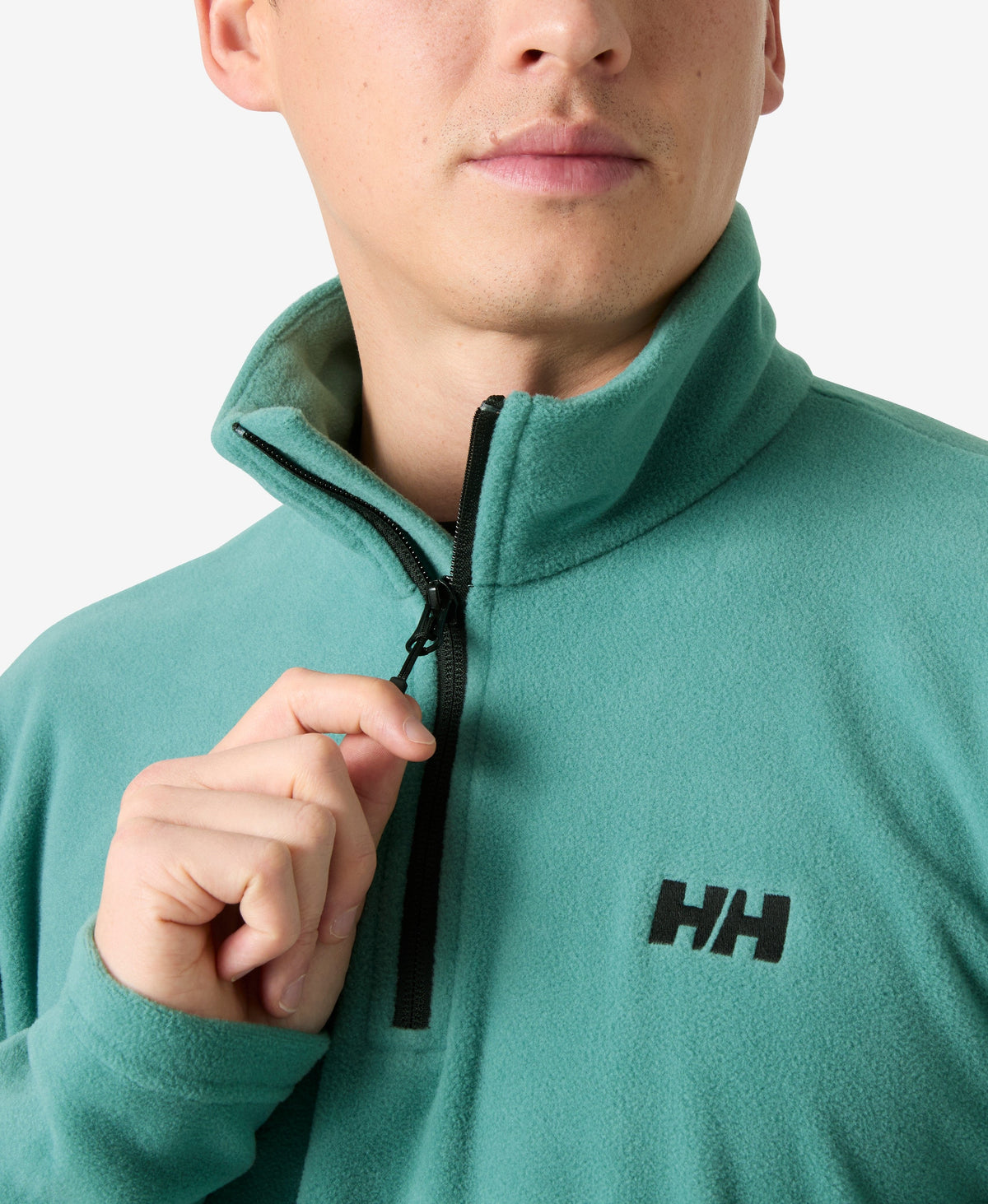DAYBREAKER 1/2 ZIP FLEECE, Opal Green
