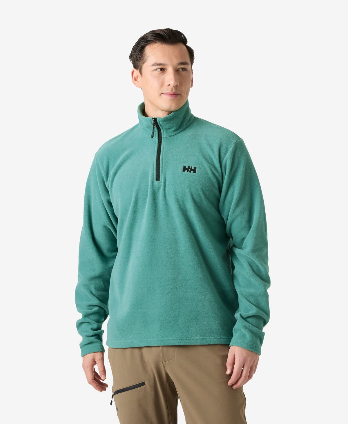 DAYBREAKER 1/2 ZIP FLEECE, Opal Green