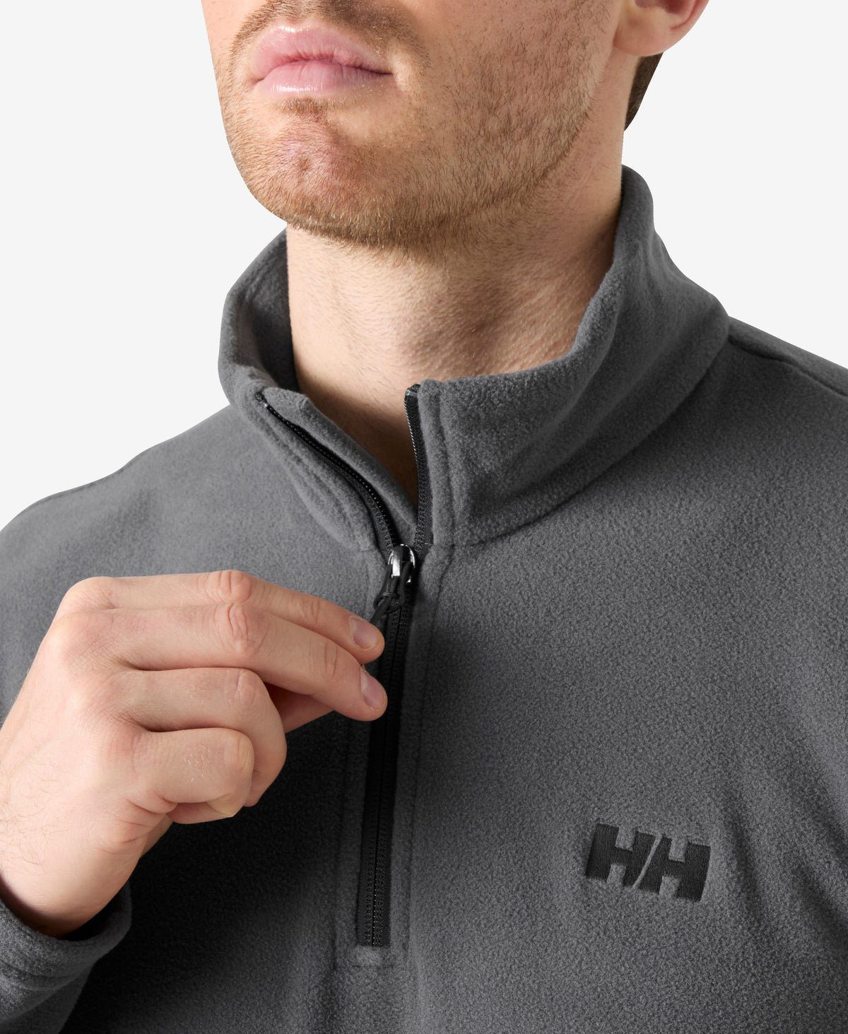 DAYBREAKER 1/2 ZIP FLEECE, Thunder Grey