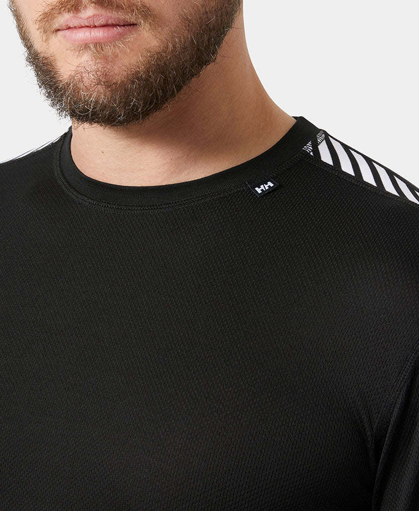 HH LIFA STRIPE CREW, Black