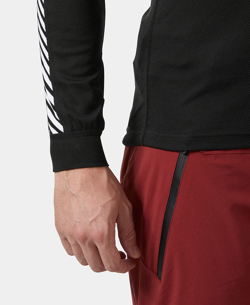 HH LIFA STRIPE CREW, Black