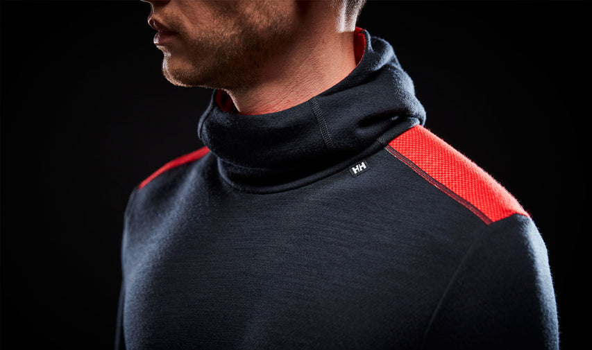 LIFA MERINO MIDWEIGHT HOODIE, Black