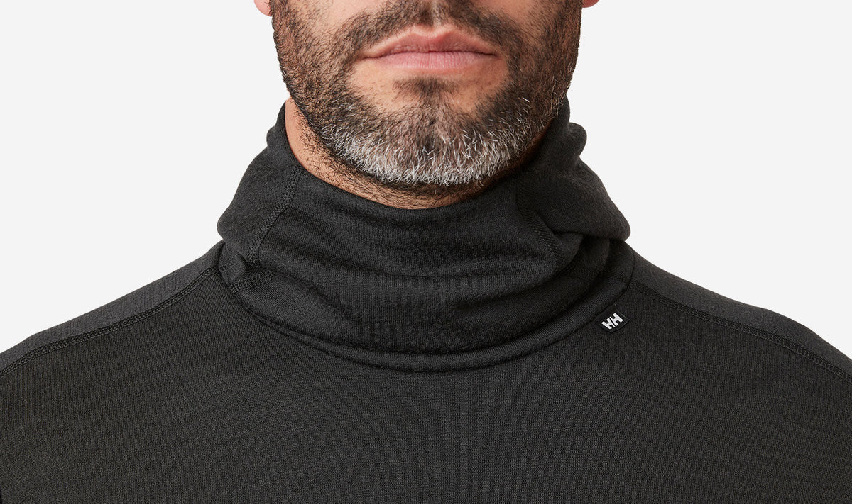 LIFA MERINO MIDWEIGHT HOODIE, Black