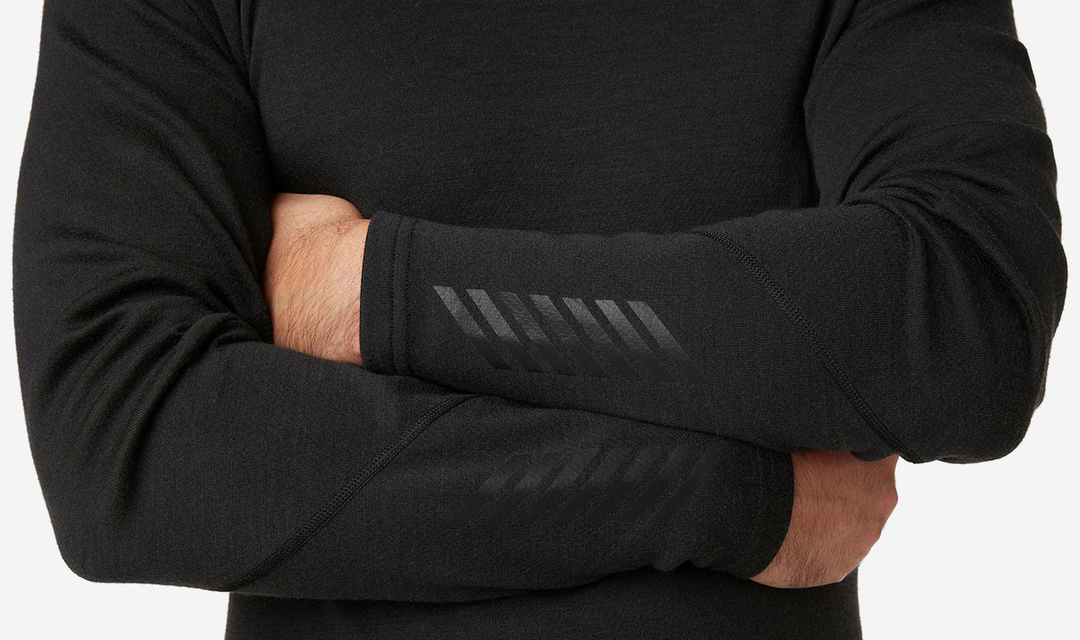 LIFA MERINO MIDWEIGHT HOODIE, Black