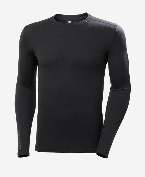 LIFA MERINO MIDWEIGHT CREW, Black