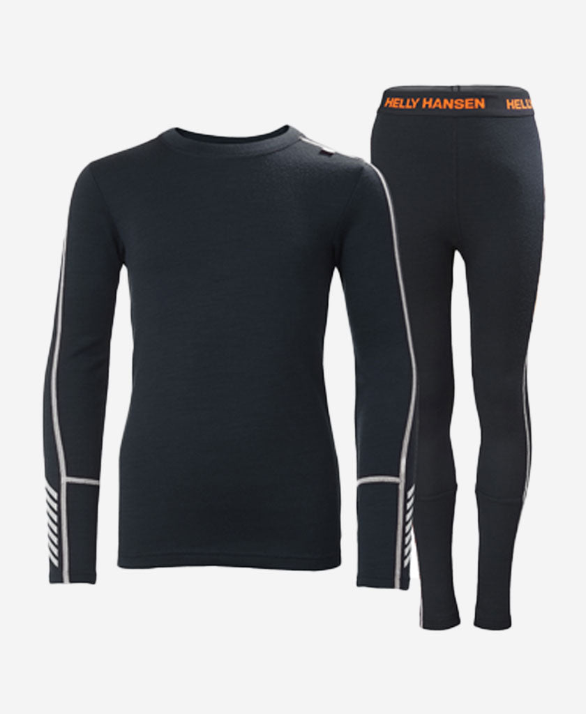 JR LIFA MERINO MIDWEIGHT SET, Navy