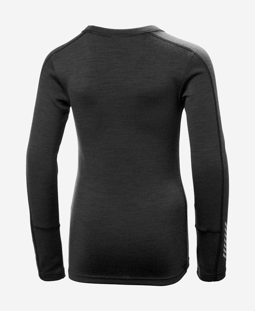 JR LIFA MERINO MIDWEIGHT SET, Black