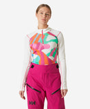 W LIFA MERINO MIDW GRA 1/2 ZIP, Off White