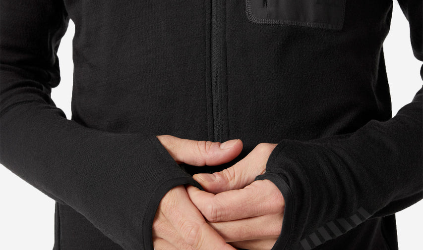 LIFA MERINO MIDLAYER, Black