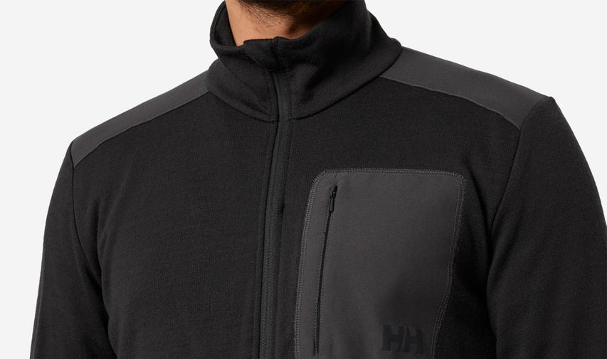 LIFA MERINO MIDLAYER, Black