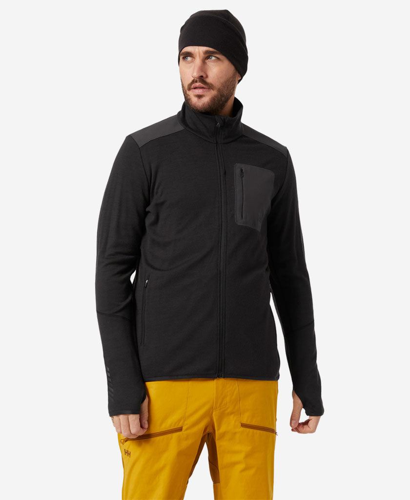 LIFA MERINO MIDLAYER, Black