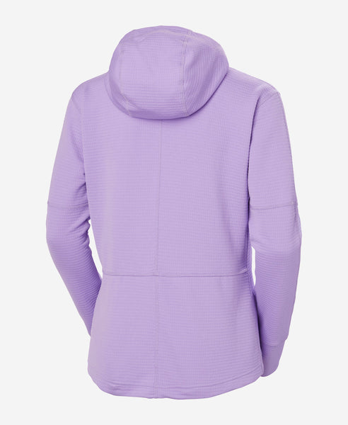 W EVOLVED AIR HOODED MIDLAYER, Heather