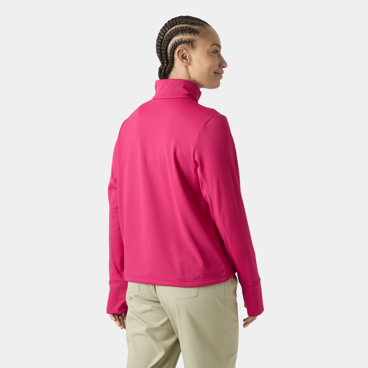 W VERSALITE CINCHED FLEECE, Cranberry