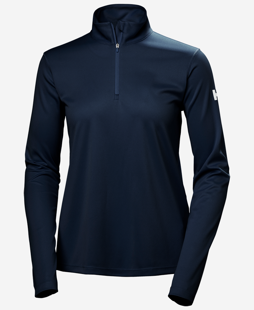W HH TECH 1/2 ZIP, Navy