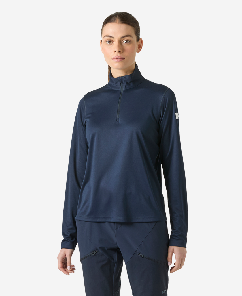 W HH TECH 1/2 ZIP, Navy