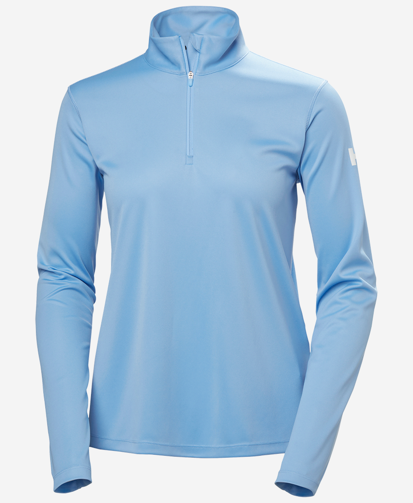 W HH TECH 1/2 ZIP, Bright Blue