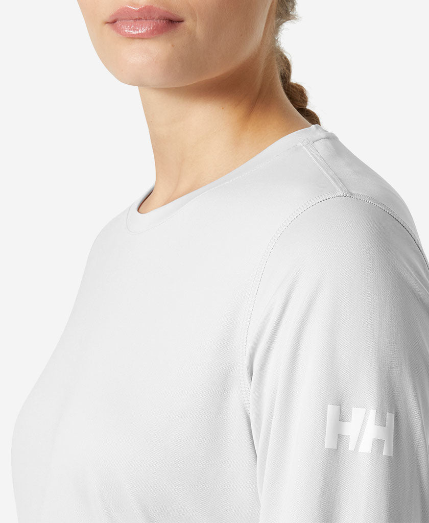 W HH TECH CREW LS 2.0, Grey Fog